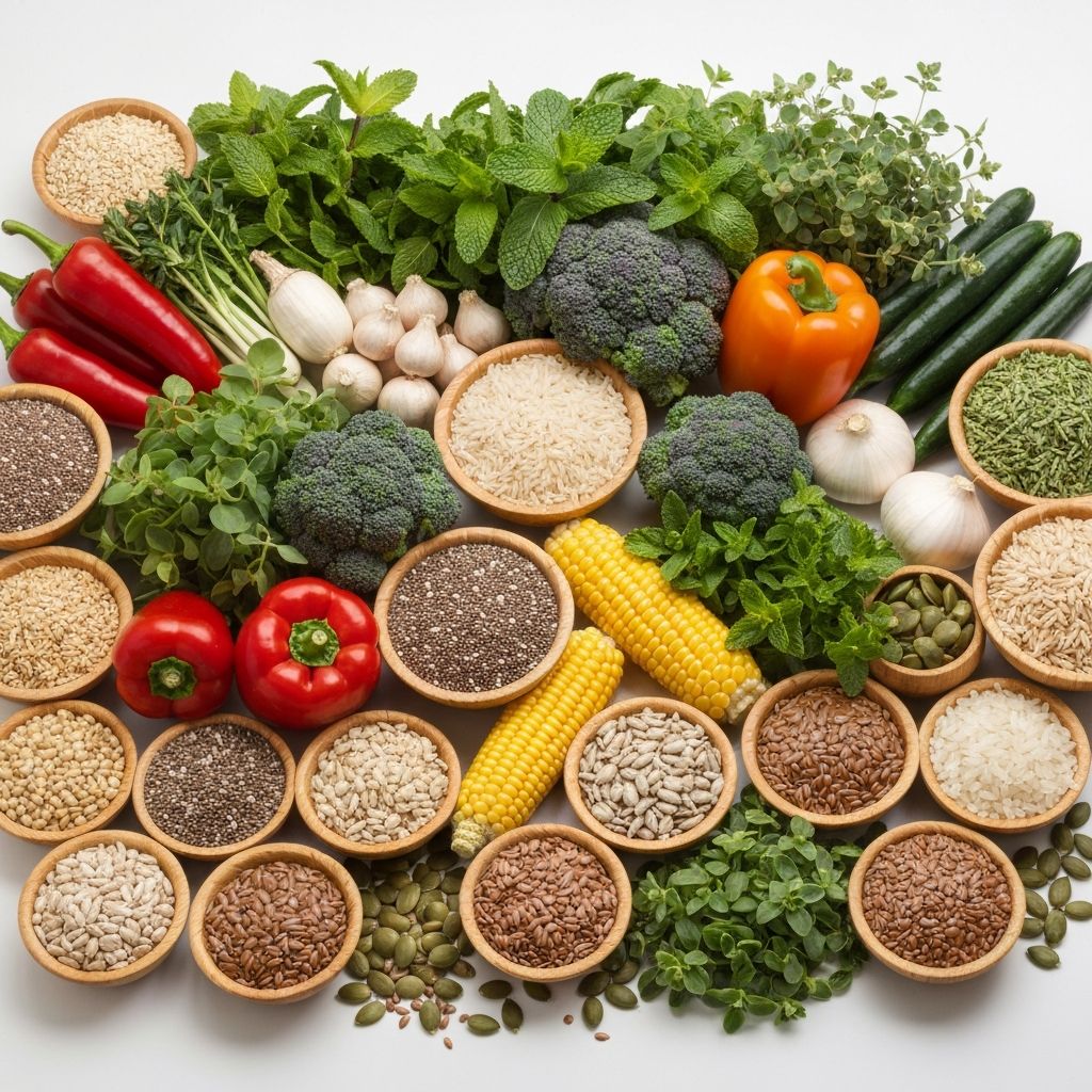 Diverse plant foods and nutrition