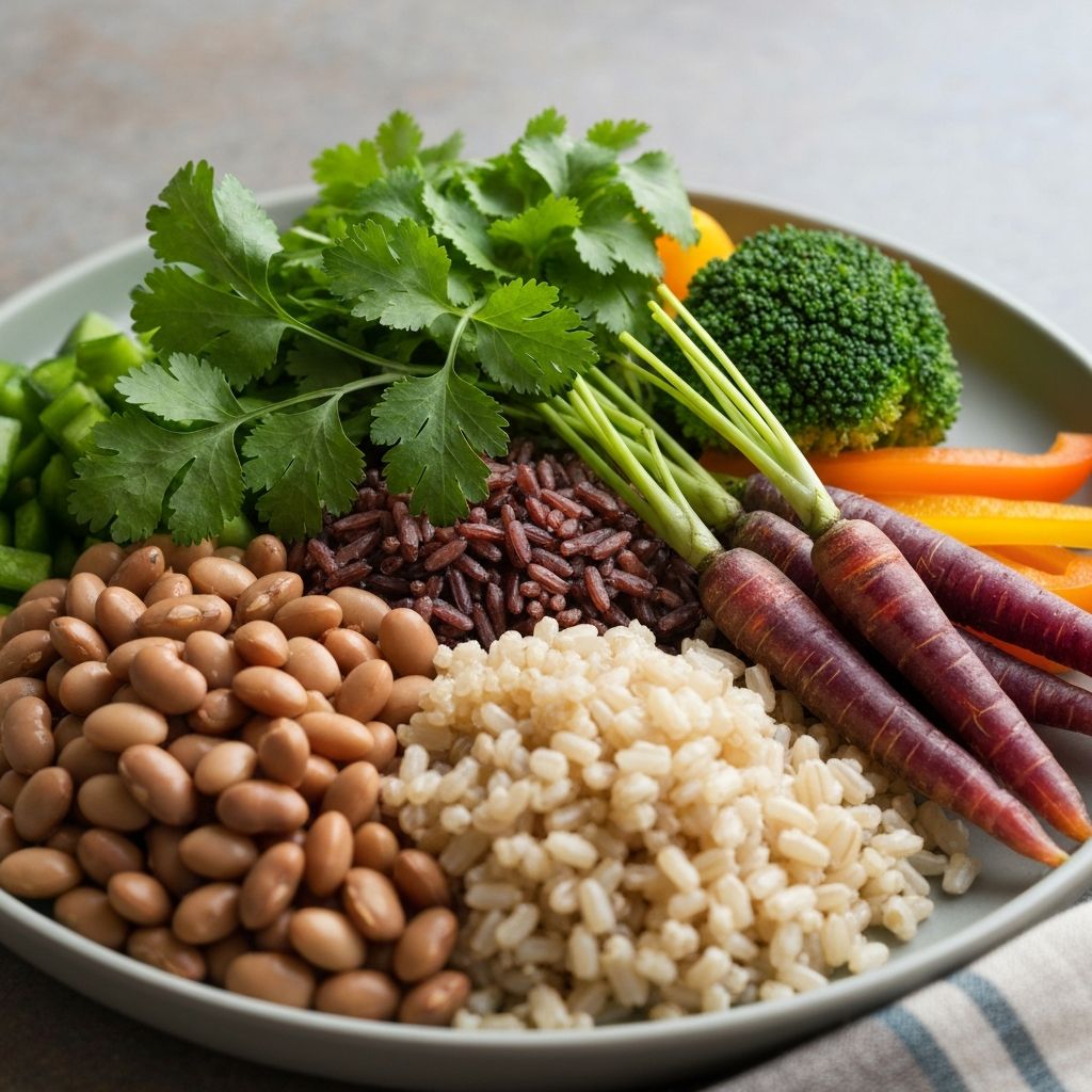 Balanced plant-based nutritional meal